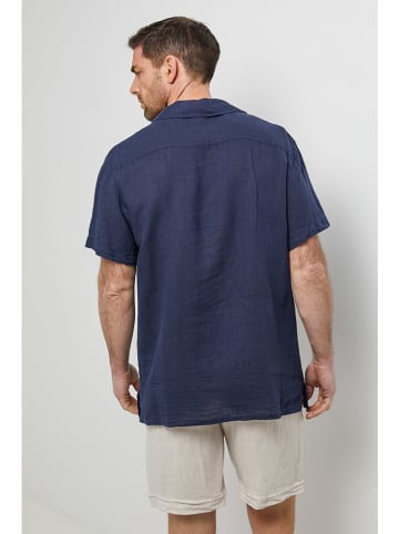Rodier Lin Linnen blouse donkerblauw