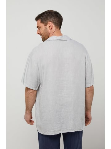 Rodier Lin Linnen poloshirt lichtgrijs