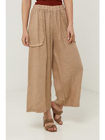 Rodier Lin Linnen marlenebroek camel