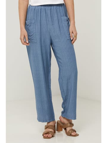 Rodier Lin Leinen-Hose in Blau