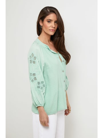 Rodier Lin Linnen blouse lichtgroen
