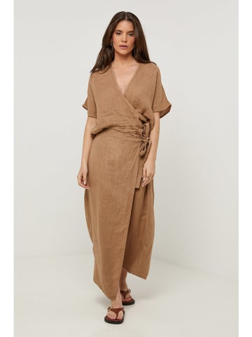 Rodier Lin 2tlg. Outfit in Camel