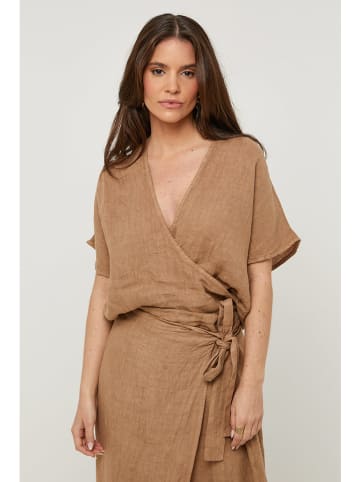 Rodier Lin 2tlg. Outfit in Camel
