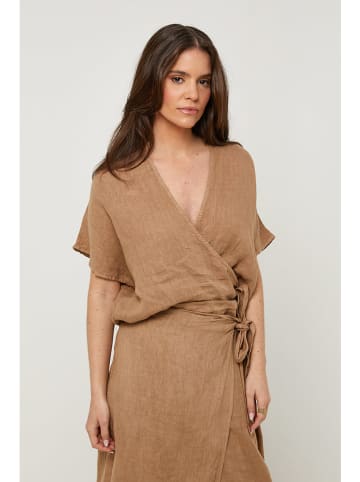 Rodier Lin 2tlg. Outfit in Camel