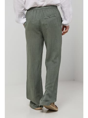 Rodier Lin Linnen broek kaki