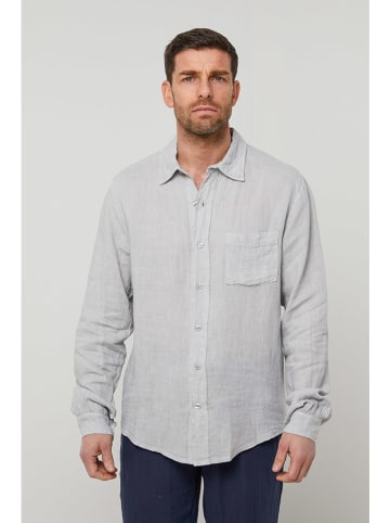 Rodier Lin Linnen blouse lichtgrijs