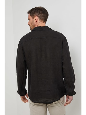 Rodier Lin Linnen blouse zwart