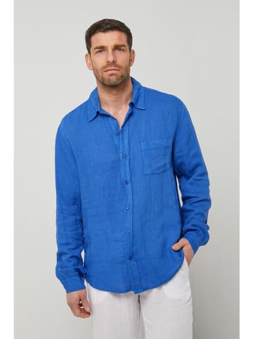 Rodier Lin Linnen blouse blauw
