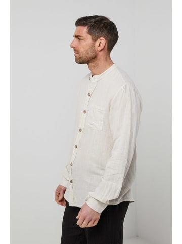Rodier Lin Leinen-Hemd in Creme