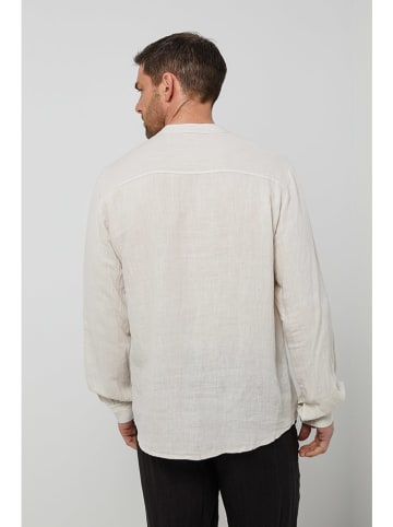 Rodier Lin Leinen-Hemd in Creme