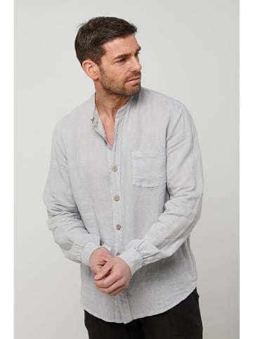 Rodier Lin Linnen blouse lichtgrijs