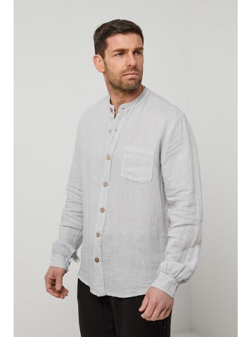 Rodier Lin Linnen blouse lichtgrijs
