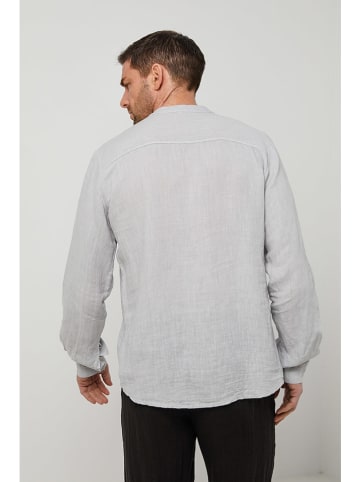 Rodier Lin Linnen blouse lichtgrijs