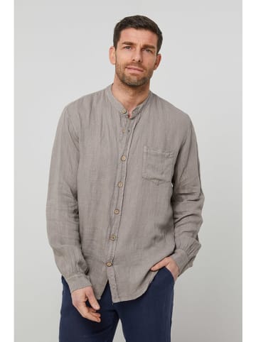 Rodier Lin Leinen-Hemd in Taupe
