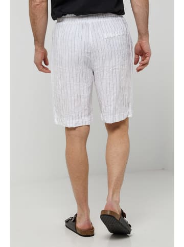 Rodier Lin Leinen-Shorts in Weiß