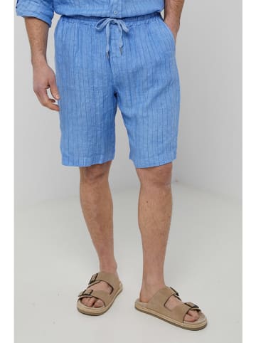 Rodier Lin Leinen-Shorts in Hellblau