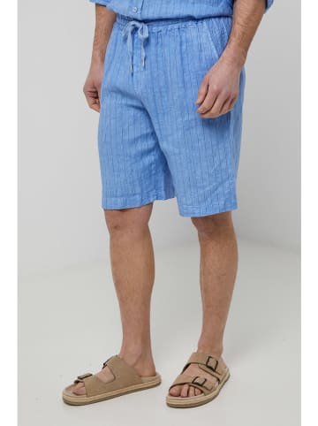 Rodier Lin Linnen short lichtblauw
