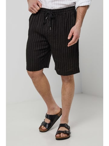 Rodier Lin Leinen-Shorts in Schwarz