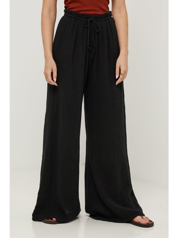 Rodier Lin Leinen-Hose in Schwarz