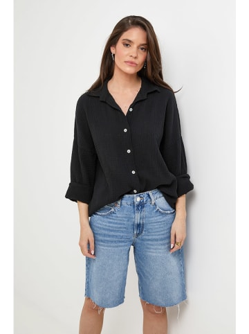 Rodier Lin Linnen blouse zwart