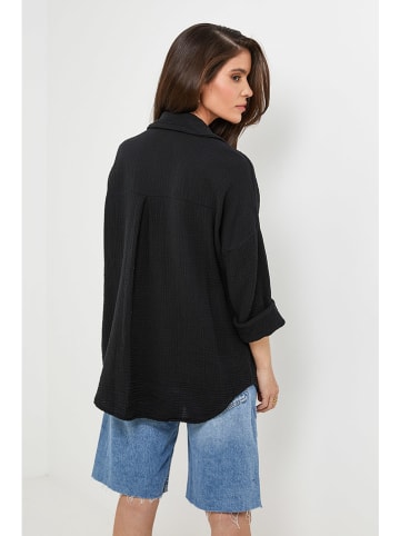 Rodier Lin Linnen blouse zwart