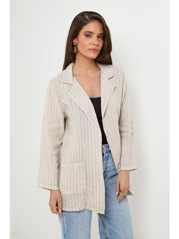 Rodier Lin Leinen-Blazer in Sand