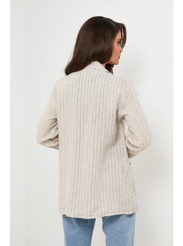 Rodier Lin Leinen-Blazer in Sand
