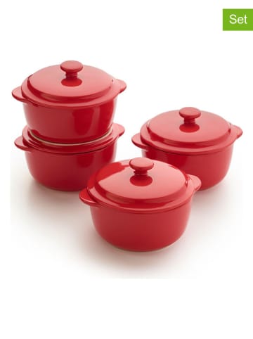 Brandt 4er-Set: Mini-Auflaufformen in Rot - 250 ml