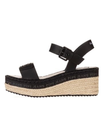 Pepe Jeans FOOTWEAR Keilsandaletten in Schwarz