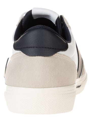 Pepe Jeans FOOTWEAR Leder-Sneakers in Weiß/ Beige