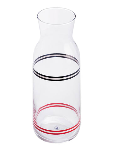 El Ganso Karaffe in Dunkelblau/ Rot/ Weiß - 1,2 l