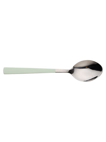 Bergner 24tlg. Besteck-Set in Silber/ Grün