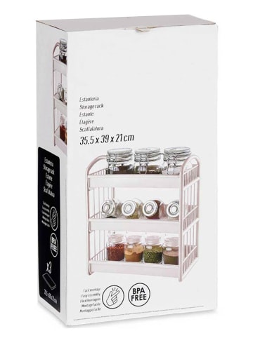 San ignacio Standregal in Weiß - (B)36 x (H)20,5 x (T)39,5 cm