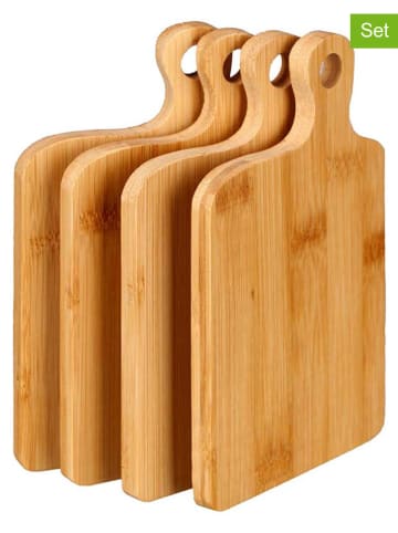 San ignacio 4-delige set: snijplanken lichtbruin - (L)18 x (B)11 cm