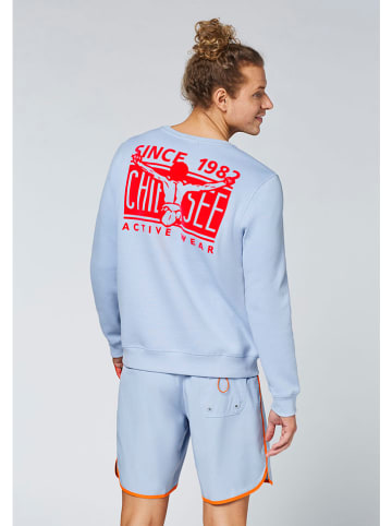 Chiemsee Bluza w kolorze błękitnym