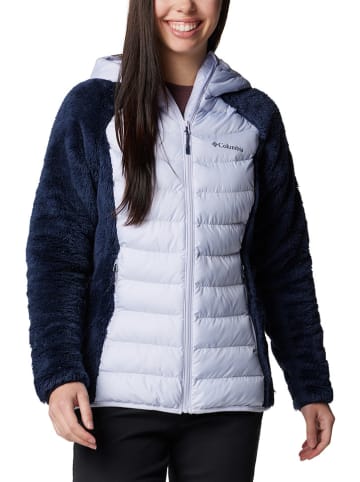 Columbia Hybridjacke "Powder Lite II" in Hellblau/ Dunkelblau