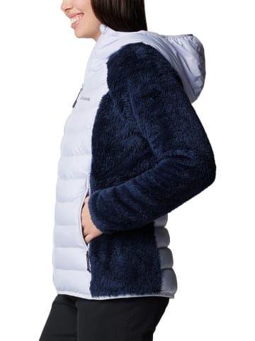 Columbia Hybridjacke "Powder Lite II" in Hellblau/ Dunkelblau
