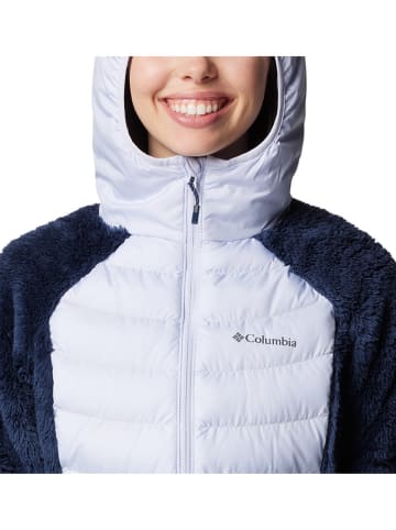 Columbia Hybridjacke "Powder Lite II" in Hellblau/ Dunkelblau