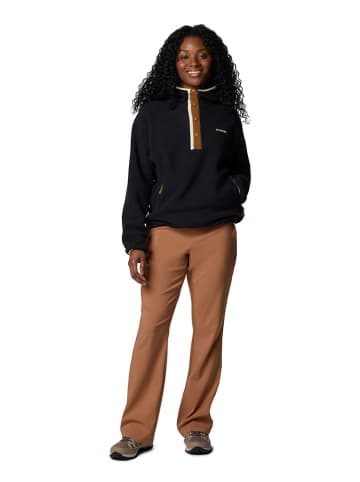 Columbia Fleece trui "Helvetia II" zwart/lichtbruin/wit