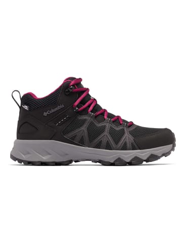 Columbia Trekkingboots "Peakfreak II Mid Outdry" in Anthrazit/ Schwarz/ Pink