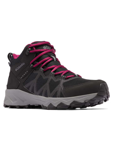 Columbia Trekkingboots "Peakfreak II Mid Outdry" in Anthrazit/ Schwarz/ Pink