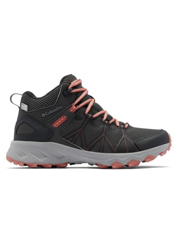 Columbia Trekkingboots "Peakfreak II Mid Outdry" in Anthrazit/ Rosa/ Orange