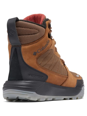 Columbia Leder-Boots "Portlander Boots Omni-Heat Infinity" in Hellbraun/ Anthrazit