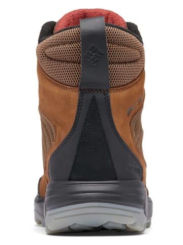 Columbia Leder-Boots "Portlander Boots Omni-Heat Infinity" in Hellbraun/ Anthrazit