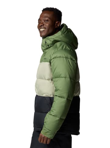 Columbia Kurtka zimowa "Slope Style" w kolorze zielono-czarnym