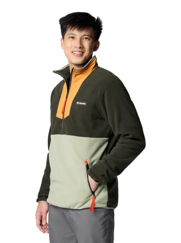 Columbia Bluza polarowa "Sequoia Grove" w kolorze oliwkowo-zielono-żółtym