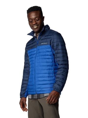 Columbia Doorgestikte jas "Silver Falls II" blauw/donkerblauw