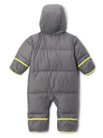 Columbia Kombinezon zimowy "Snuggly Bunny Bunting" w kolorze szaro-żółtym
