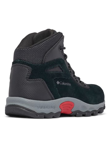 Columbia Leren boots "Youth Newton Ridge Amped" zwart/rood