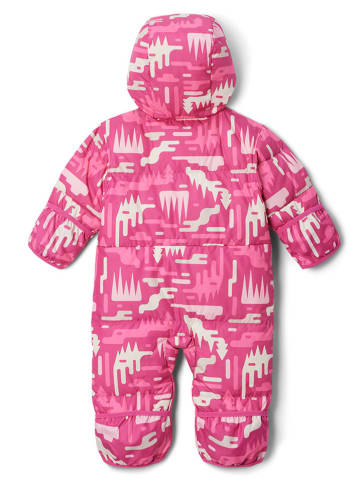 Columbia Kombinezon zimowy "Snuggly Bunny II Bunting" w kolorze różowo-kremowym